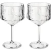 - Plastik Glas - Superglas Club No. 15 - Transparent - Sæt af 2 stk.^Koziol