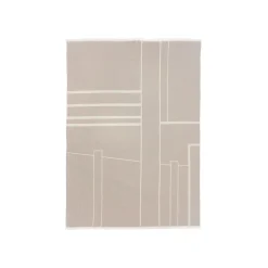 - Architecture Throw, Beige/Off-White*Kristina Dam Discount