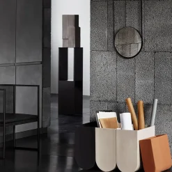 - Opbevaring - Small Curved Box - Grey^Kristina Dam Outlet