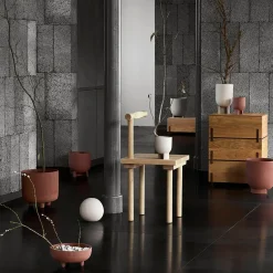 - Urtepotte - Bowl - Red - M*Kristina Dam Best