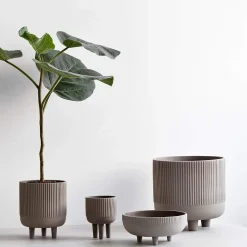 - Urtepotte - Bowl - Grey - S^Kristina Dam Sale