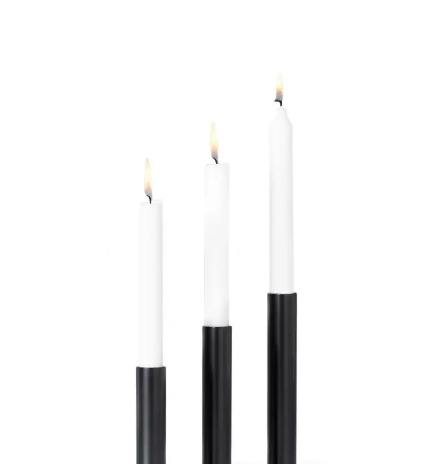 - Box 3 Slim Light lysetage - Sort - Højde 10 cm, 14 cm ,17 cm^Kunstindustrien Outlet