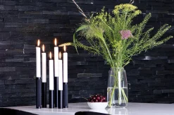 - Box 3 Slim Light lysetage - Sort - Højde 10 cm, 14 cm ,17 cm^Kunstindustrien Outlet