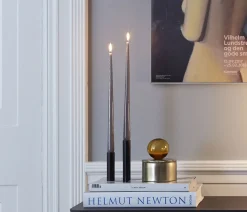 - Box 3 Slim Light lysetage - Sort - Højde 10 cm, 14 cm ,17 cm^Kunstindustrien Outlet