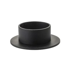 Kunstindustrien - Circle lysestage Ø5 cm - Sort^ Outlet