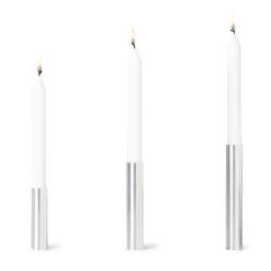 - Slim Light lysetage rustfri stål - Højde 10 cm^Kunstindustrien Online