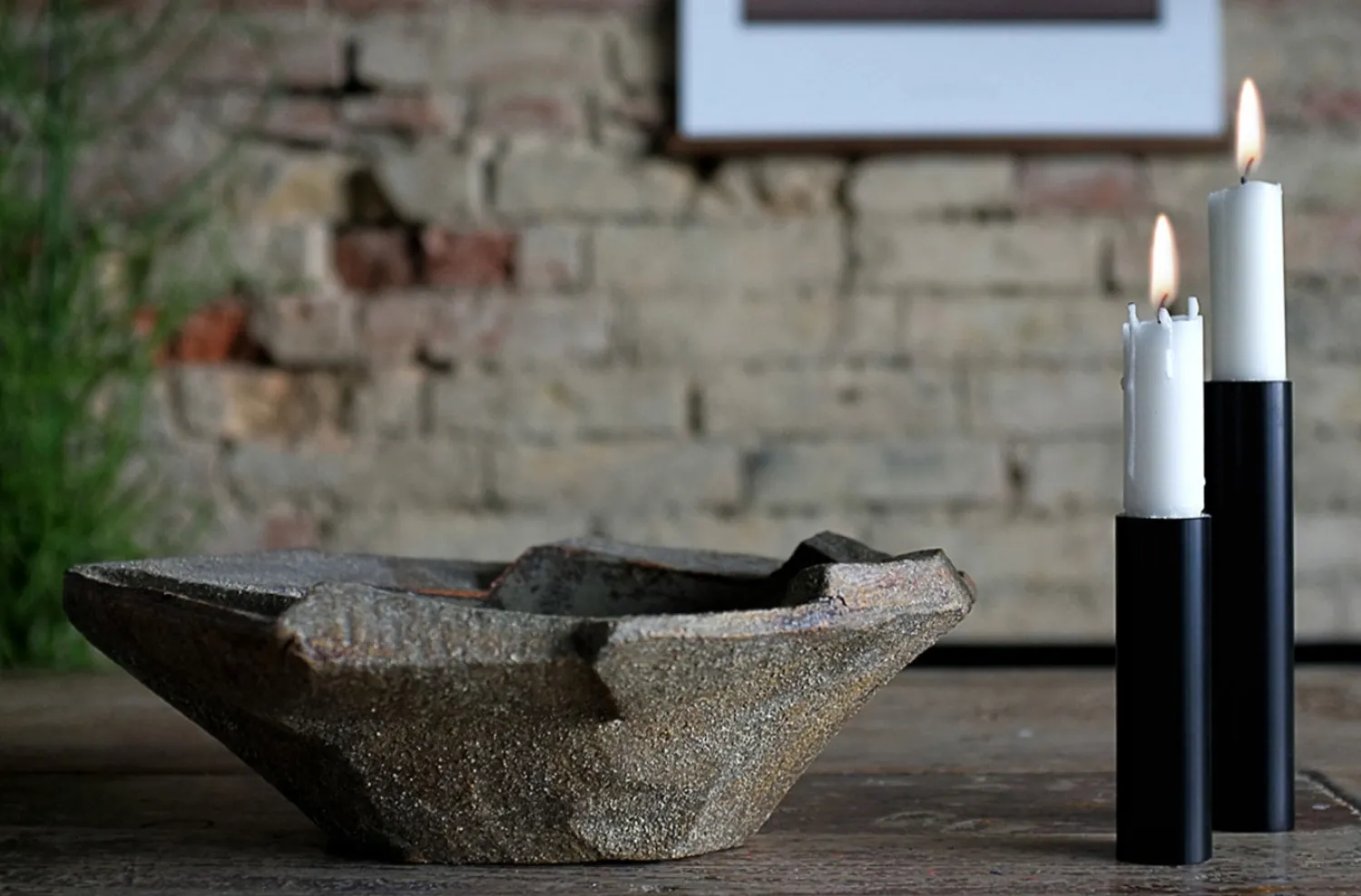 - Slim Light Lysetage - Sort - Højde 17 cm*Kunstindustrien