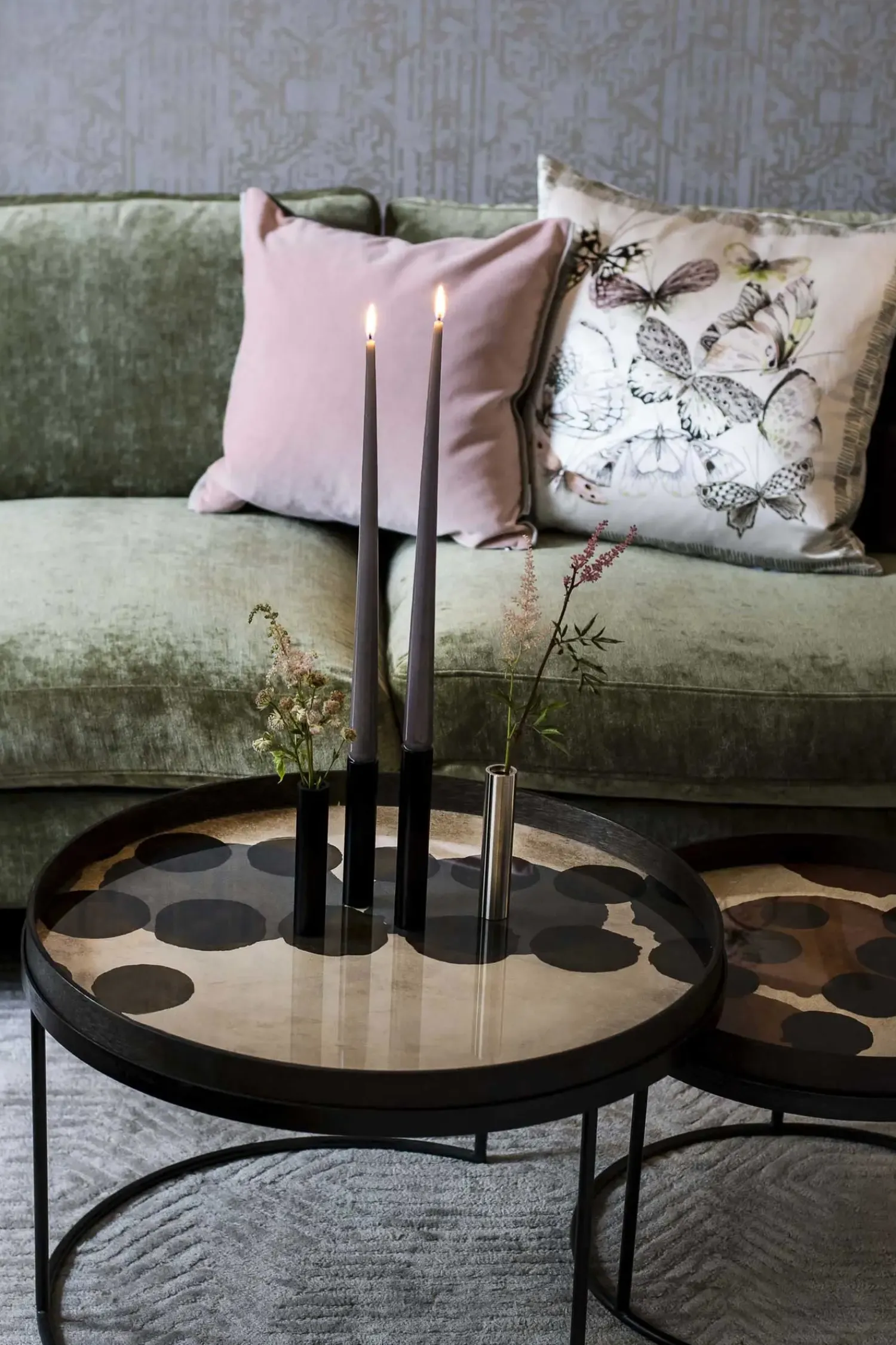 - Slim Light lysetage - Sort - Højde 10 cm*Kunstindustrien Clearance