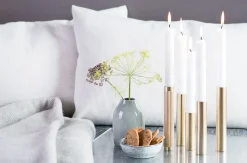 - Slim Light Lysetage - Messing - Højde 10 cm^Kunstindustrien Online