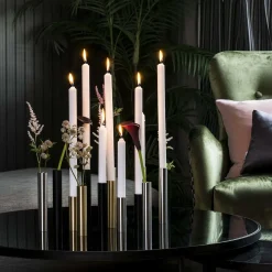 - Slim Vase - Sort - Højde 14 cm^Kunstindustrien Hot