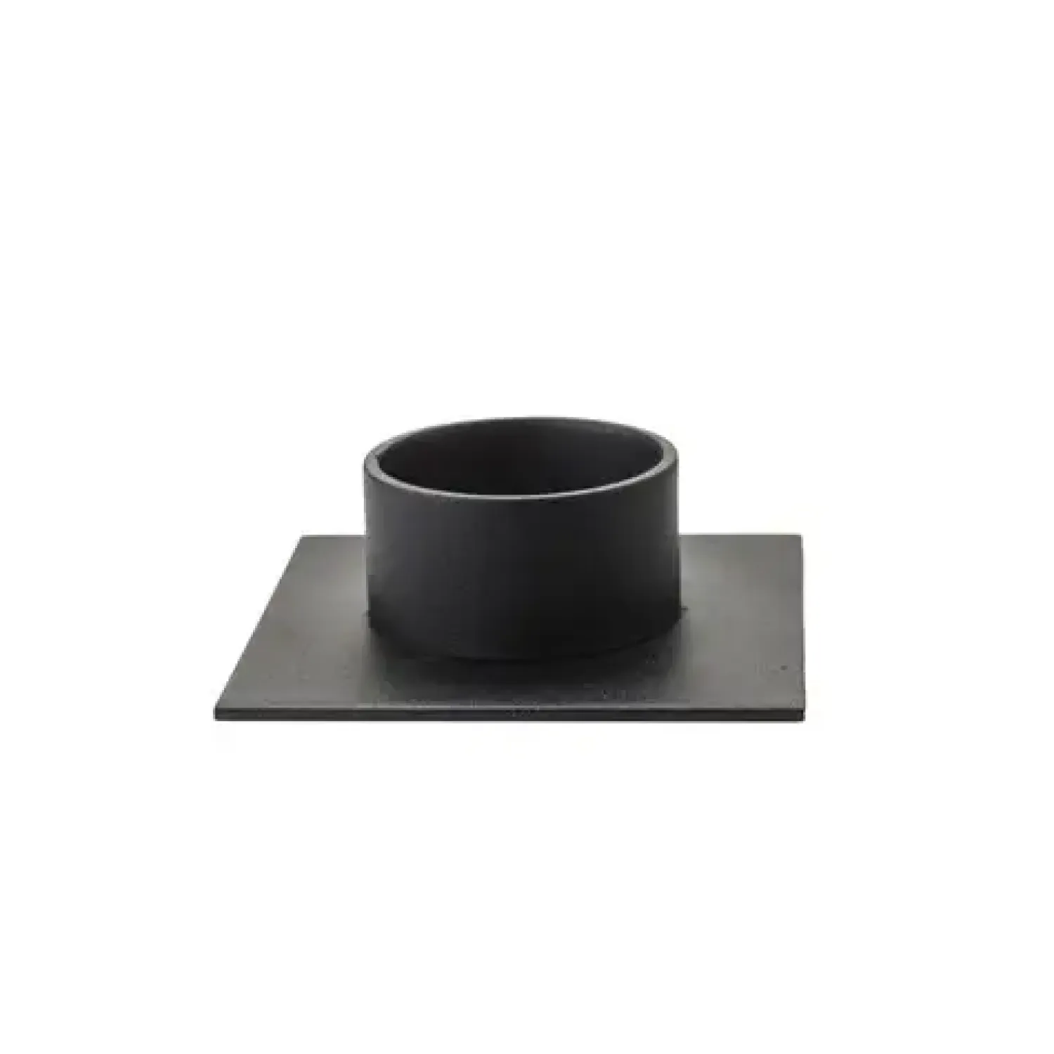 Kunstindustrien - Square lysestage Ø5 - Sort* New