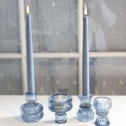 - Blow vendbar lysestage - Blå^La Vida Outlet