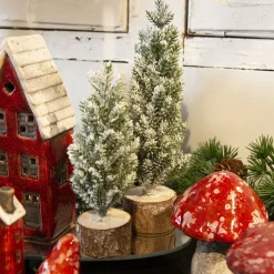 - Kunstigt grantræ med sne, stor^La Vida New