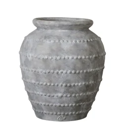- Anna stor urtepotte Ø52 cm antik grå*Lene Bjerre Hot