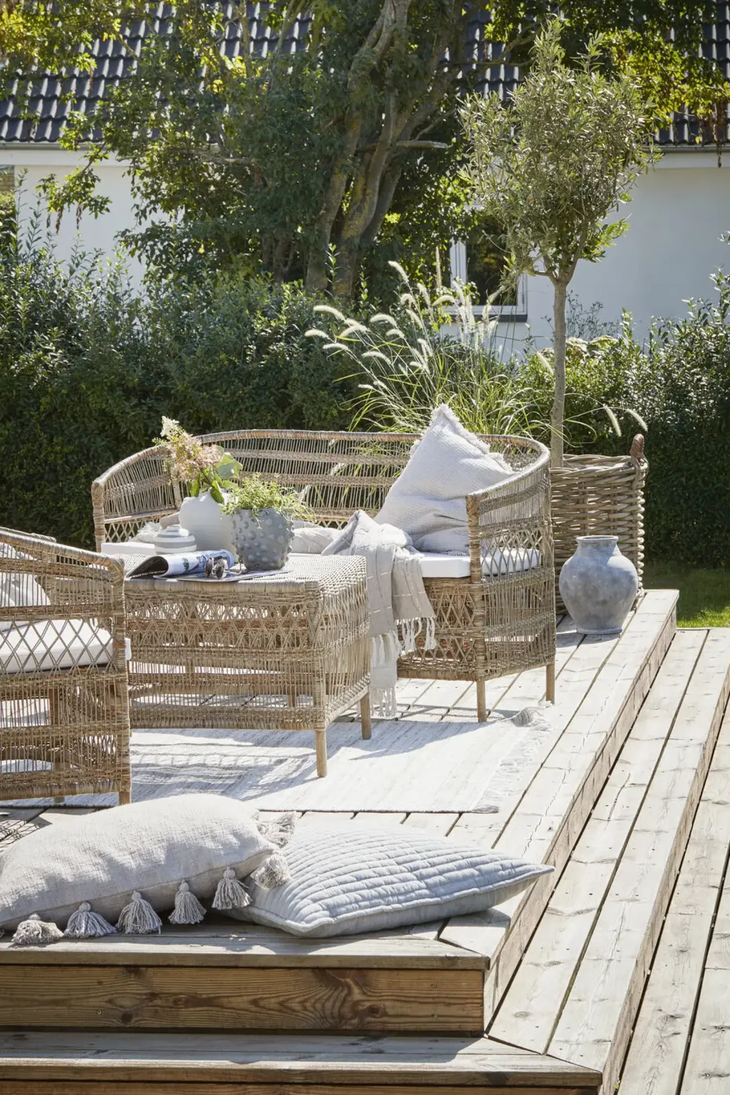 - Anna vase H40,5 cm. antik grå^Lene Bjerre Hot