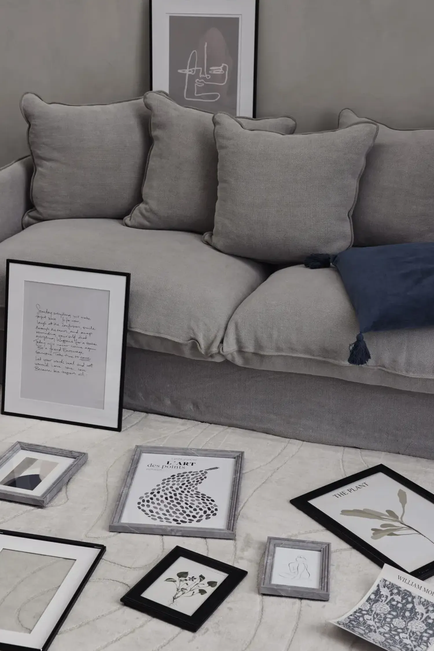 - Austille fotoramme 40x30 cm. grå^Lene Bjerre Sale