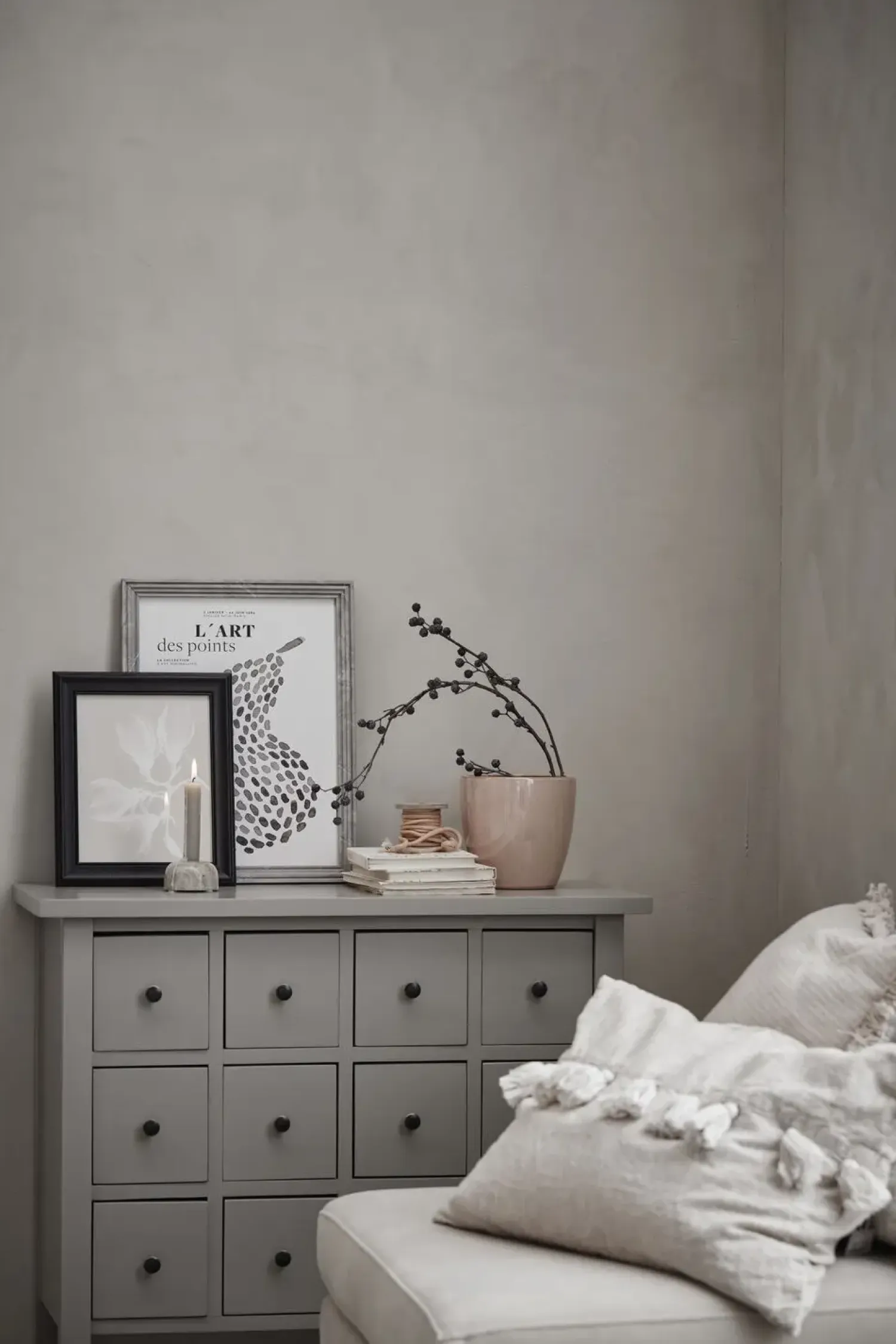 - Austille fotoramme 40x30 cm. grå^Lene Bjerre Sale