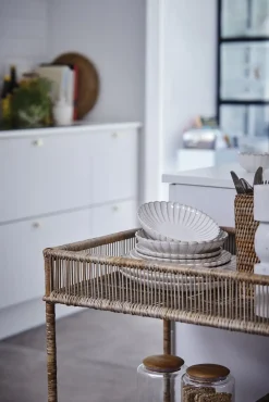 - Camille frokosttallerken 20,5x20,5 cm. råhvid*Lene Bjerre