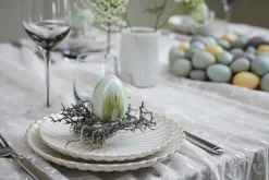 - Camille frokosttallerken 20,5x20,5 cm. råhvid*Lene Bjerre