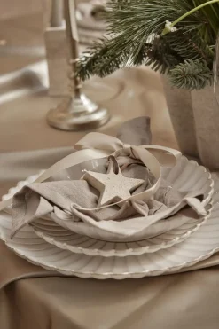 - Camille middagstallerken 27x27 cm. råhvid*Lene Bjerre Hot