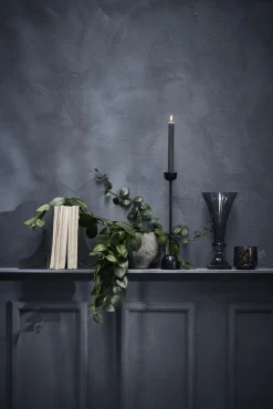 - Ciselle vase H25,5 cm. mørkegrå*Lene Bjerre Outlet