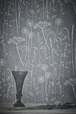 - Ciselle vase H25,5 cm. mørkegrå*Lene Bjerre Outlet