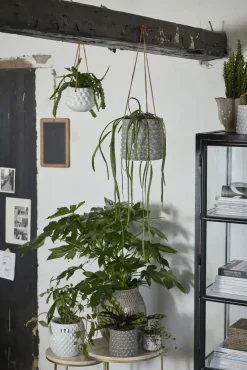 - Dotsie hængepotte Ø18cm grå*Lene Bjerre Discount