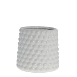 - Dotsie urtepotteskjuler Ø20cm hvid*Lene Bjerre Online