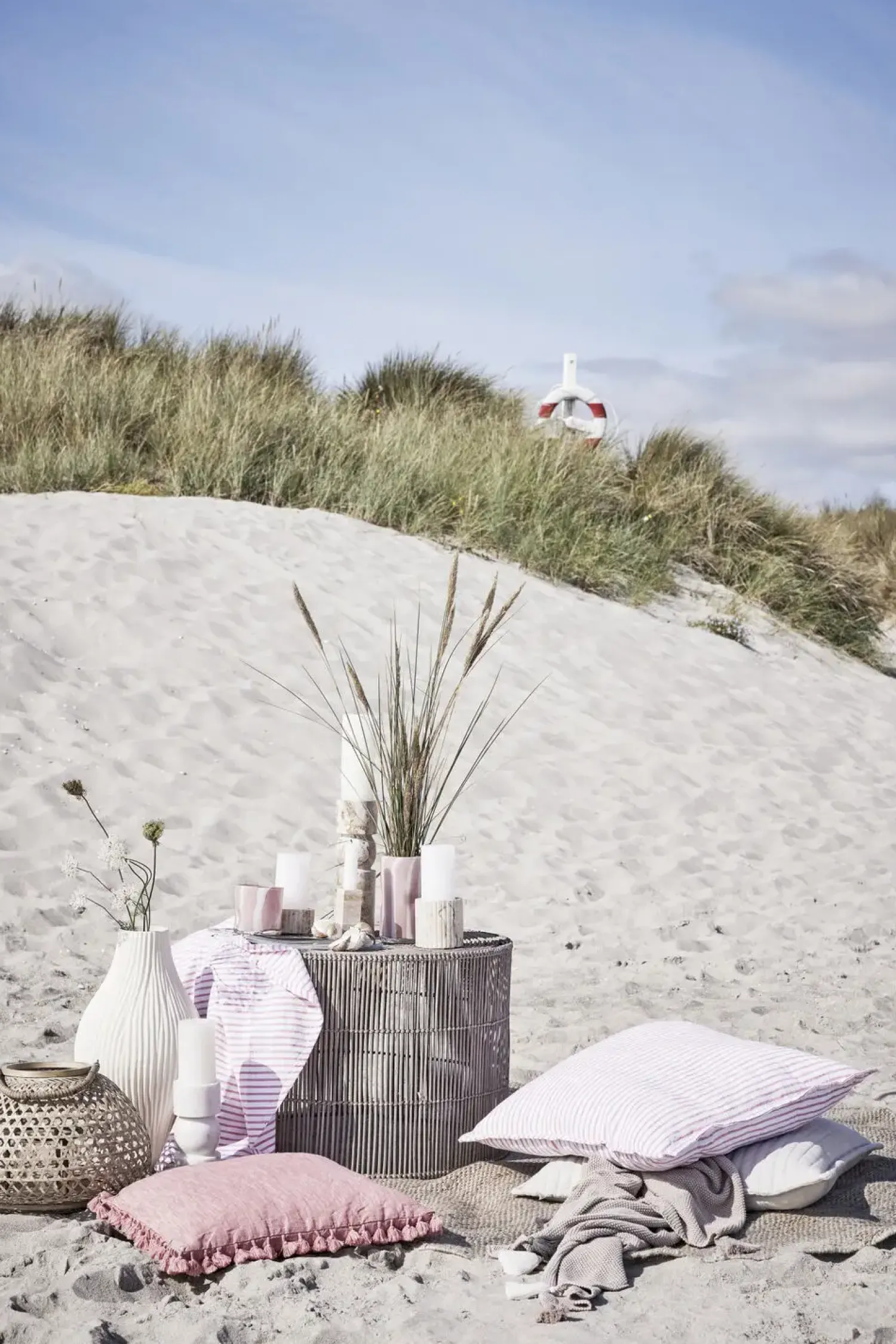 - Eliana stage til bloklys 5 cm. sand marmor^Lene Bjerre Best