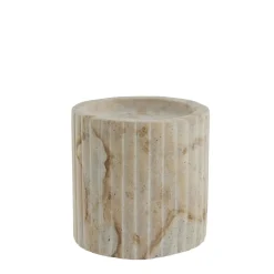 - Eliana stage til bloklys 10 cm. sand marmor^Lene Bjerre