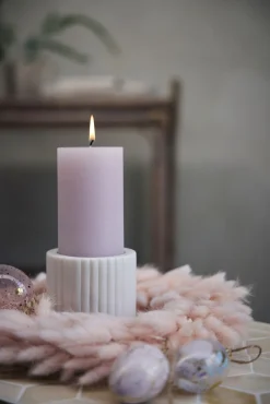 - Eliana stage til bloklys 5 cm. hvid marmor*Lene Bjerre