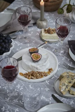 - Ellia marmorfad Ø25 cm. hvid^Lene Bjerre Discount