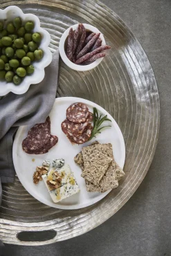 - Ellia marmorfad Ø25 cm. hvid^Lene Bjerre Discount