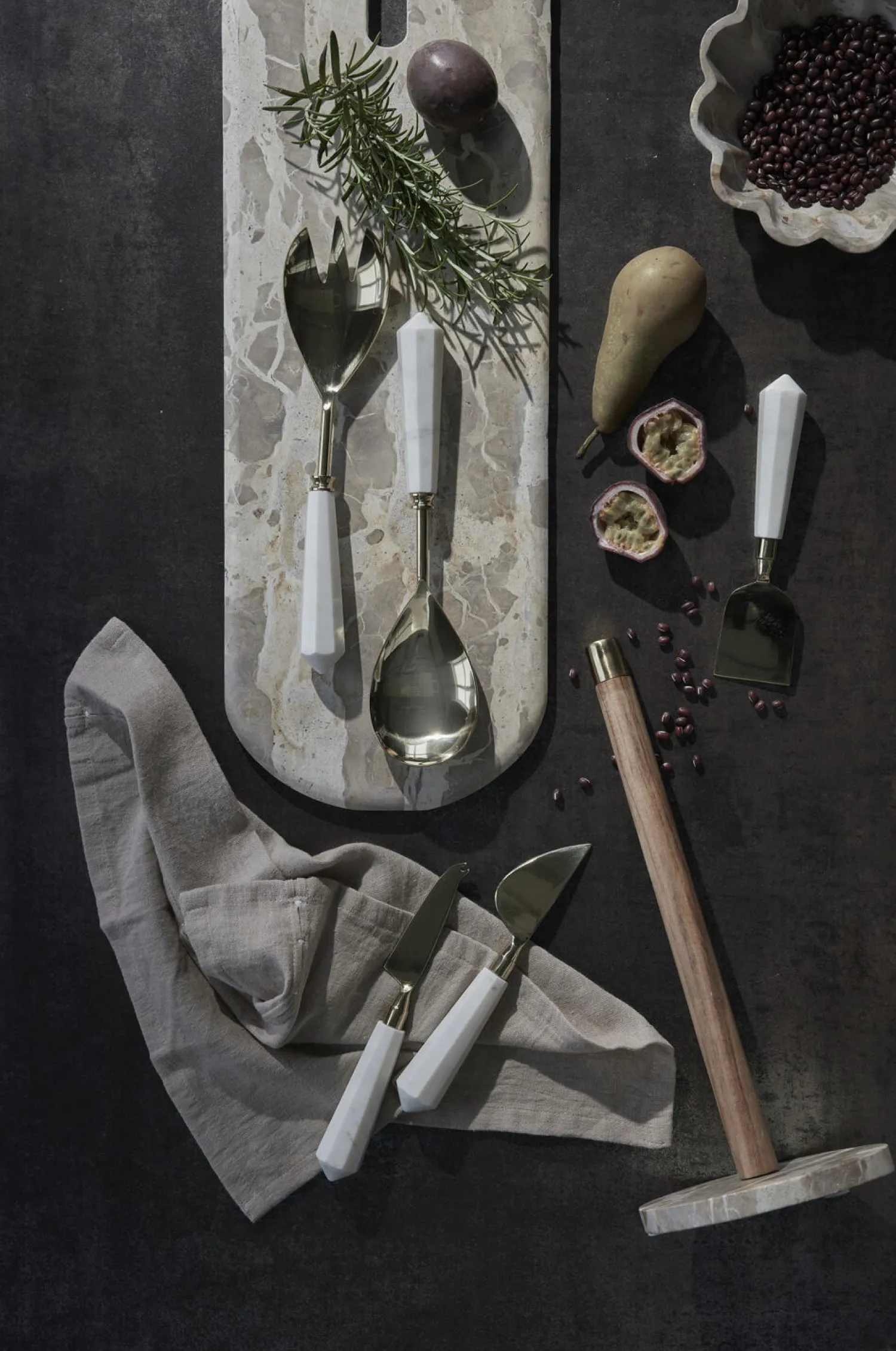 - Ellia Marmorskål Ø20 cm. sand*Lene Bjerre Clearance