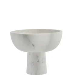 - Ellia Marmorskål på fod hvid*Lene Bjerre Hot