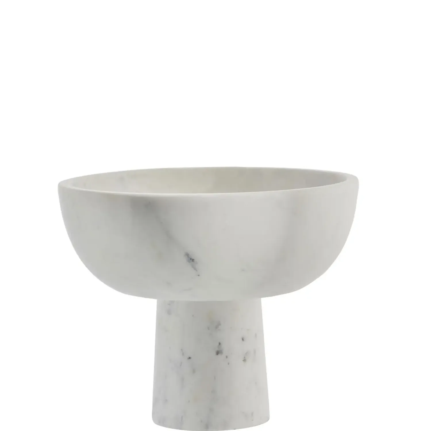- Ellia Marmorskål på fod hvid*Lene Bjerre Hot