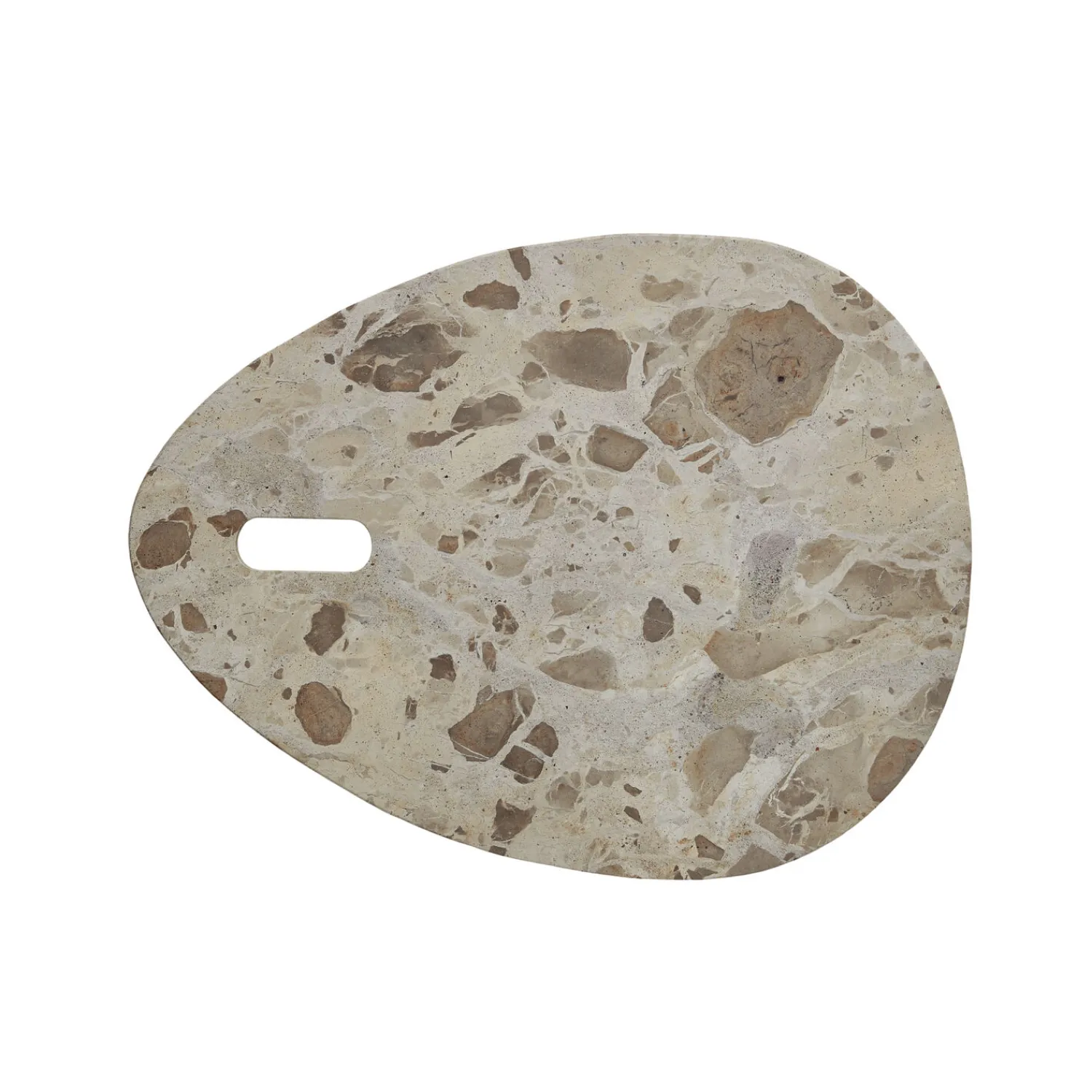 - Ellia skærebræt 40X30 sand Marmor^Lene Bjerre Outlet