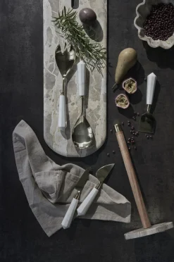 - Ellia skærebræt 60X20 sand Marmor*Lene Bjerre Hot