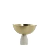 - Ellivia guldskål på marmorfod ø19 cm.^Lene Bjerre Hot