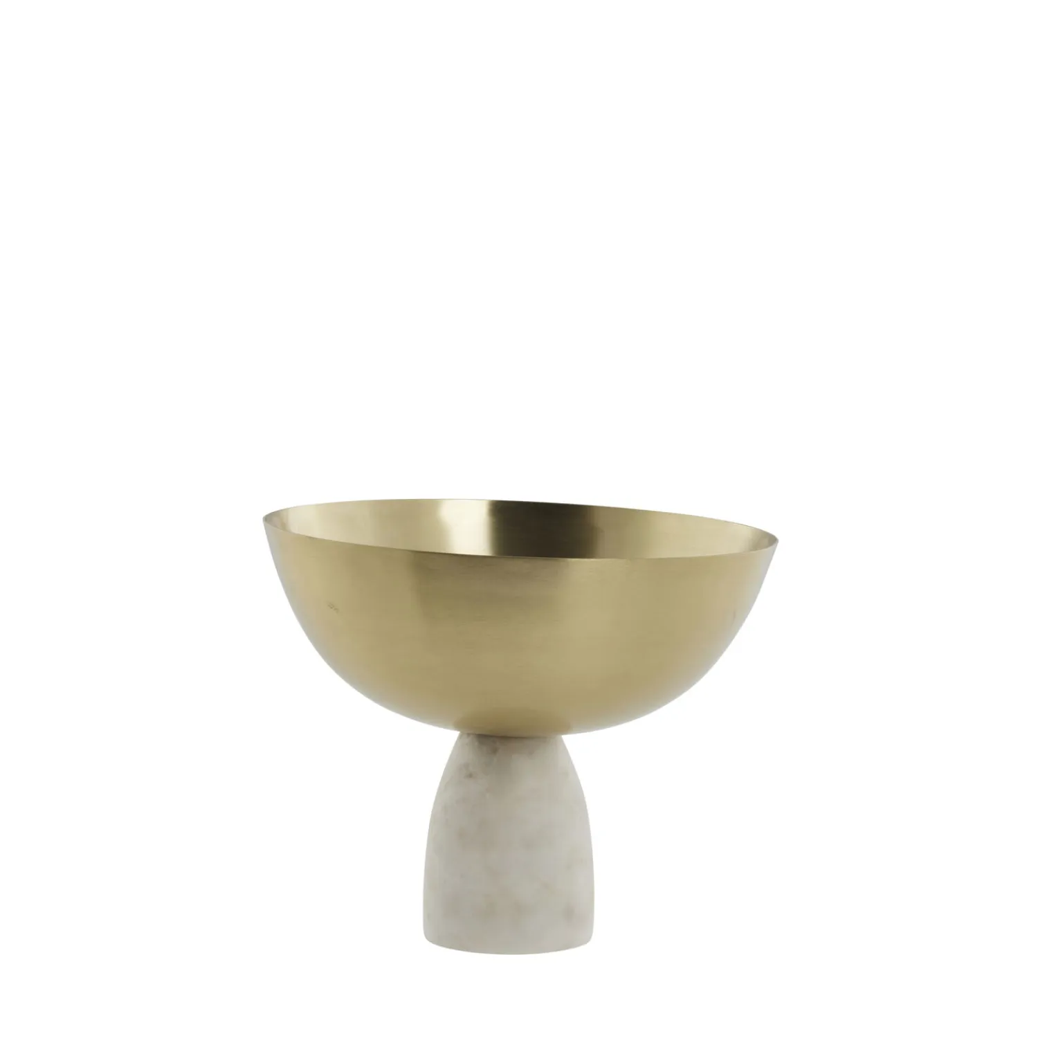 - Ellivia guldskål på marmorfod ø19 cm.^Lene Bjerre Hot