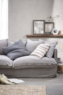 - Filisa pude 60x60 cm. mørkegrå^Lene Bjerre