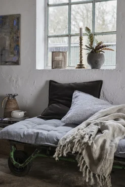 - Fiona pude 60x40 cm. mørkegrå*Lene Bjerre