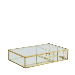 - Laura opbevarings æske guld 25x16,5 H5,3^Lene Bjerre Hot