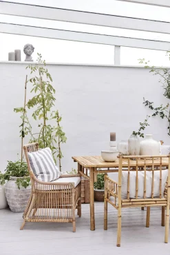 - Mara glasvase 23x24,5 cm. sølvgrå^Lene Bjerre Outlet