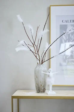 - Mara glasvase 31x15 cm. sølvgrå*Lene Bjerre