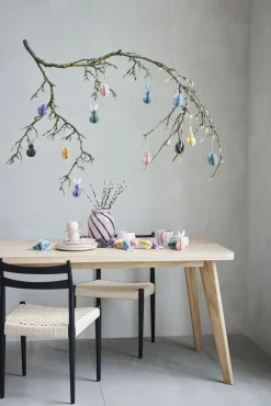 - Marelle vase/fyrfadsstage i glas 10 cm. lyserød^Lene Bjerre