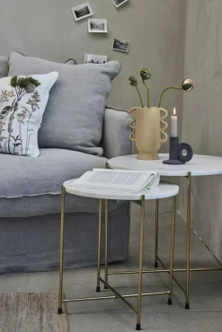 - Marmilla sofaborde sæt marmor hvid*Lene Bjerre Sale