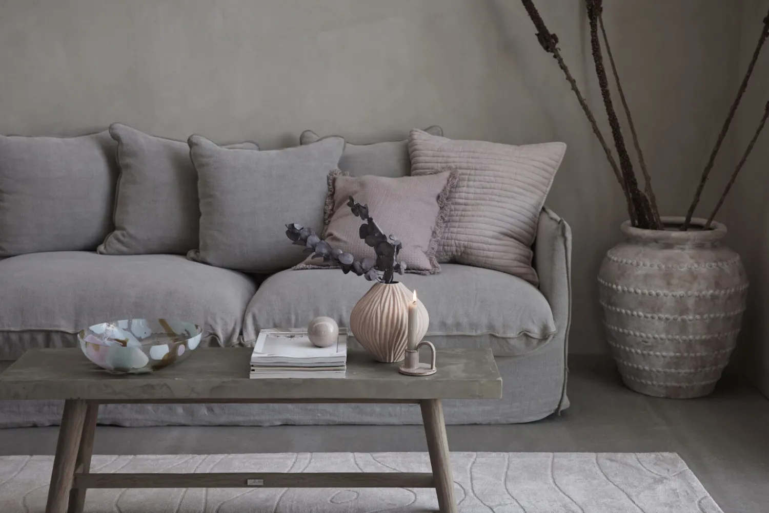 - Milenne dekoration Ø13 cm. pudder^Lene Bjerre Discount