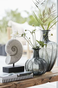 - Miyanne vase H21 cm. røget grå^Lene Bjerre Best