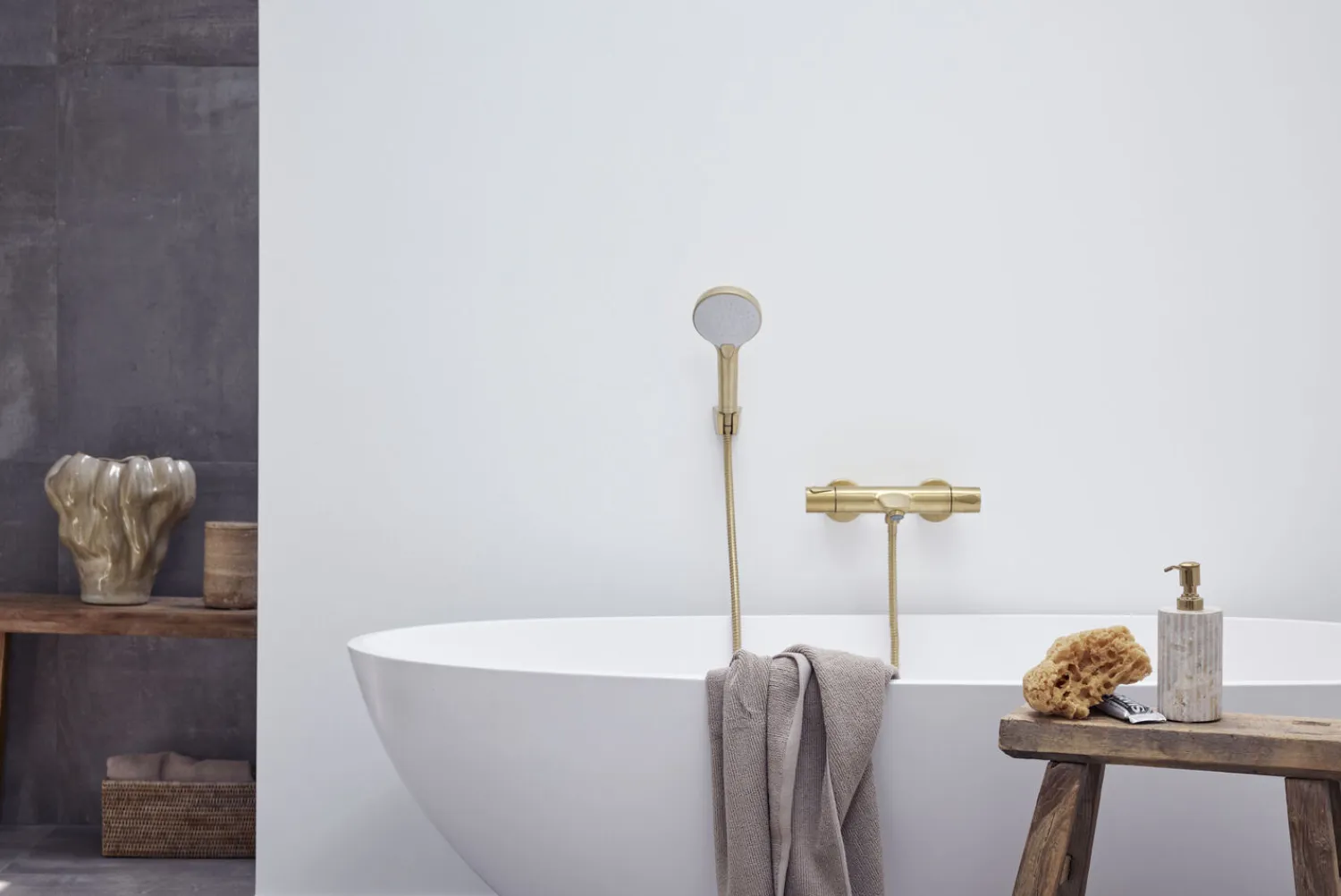 - Molli gæstehåndklæde 50x30 cm. sand^Lene Bjerre Outlet